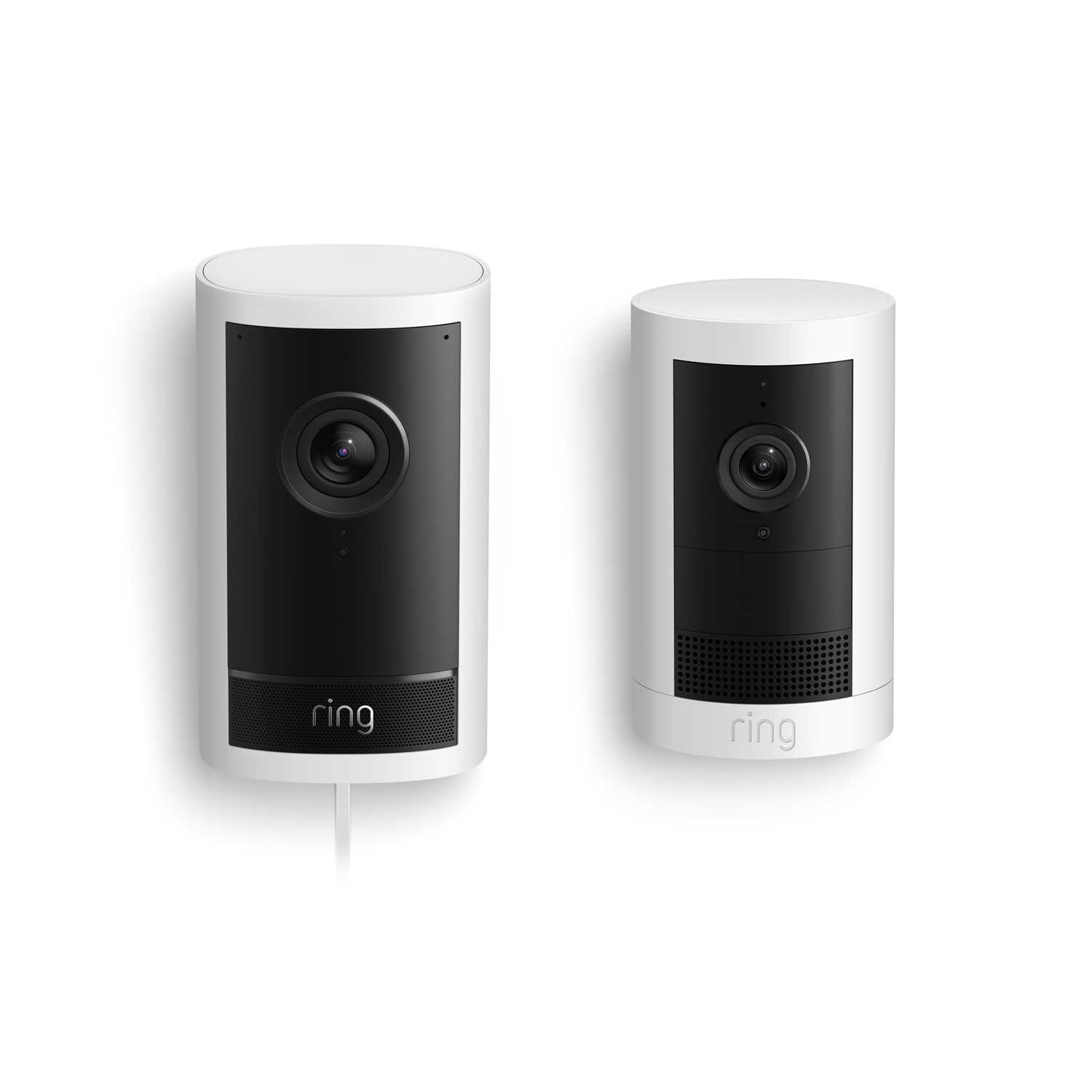 Outdoor Cam Pro, Plug-In + Outdoor Cam Plus, Battery - White
