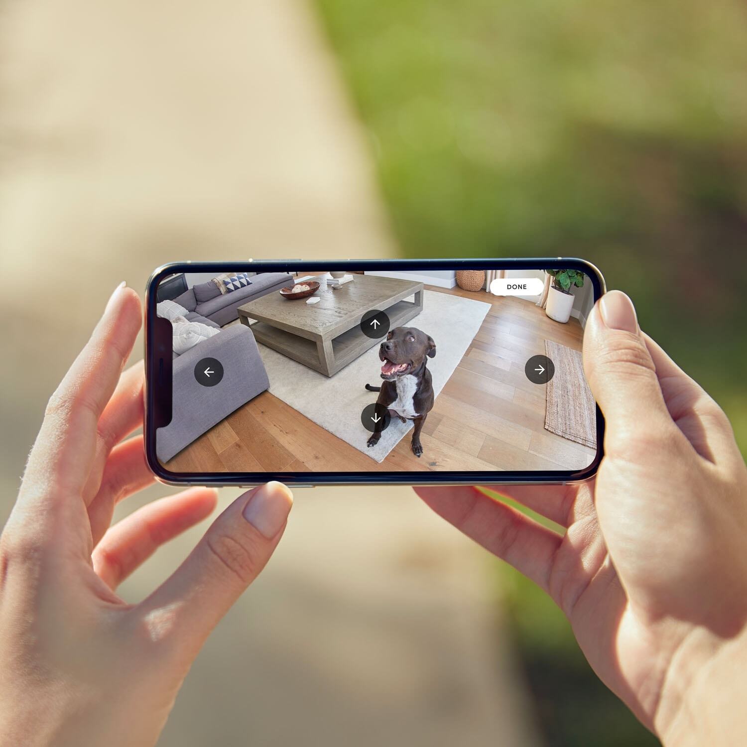 Pan-Tilt Mount with Indoor/Outdoor Power Adapter (for Stick Up Cam Plug-In, 3rd Gen) - Showcase of Ring Indoor/Outdoor Pan-Tilt Mount for Stick Up Cam, highlighting range of motion and view options.