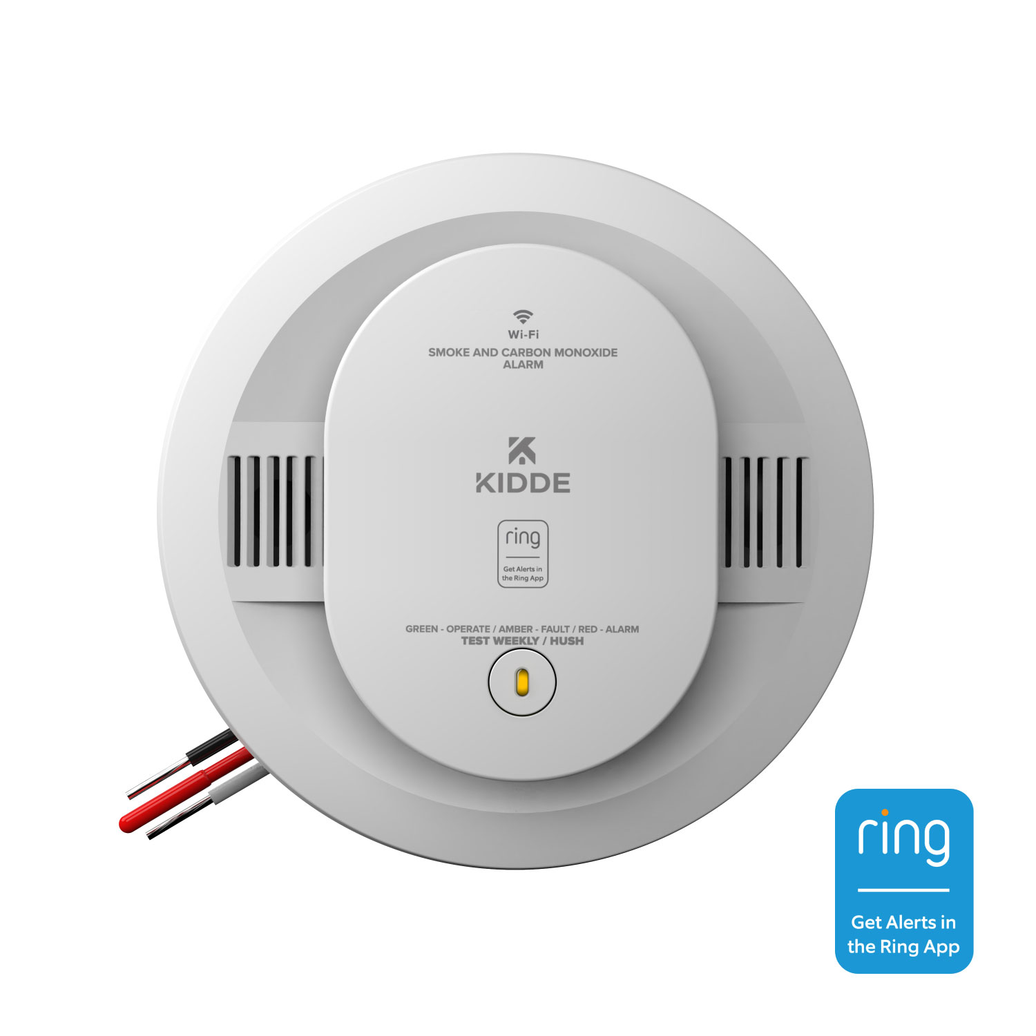 KIDDE Wired Smart Smoke & Carbon Monoxide Alarm - White