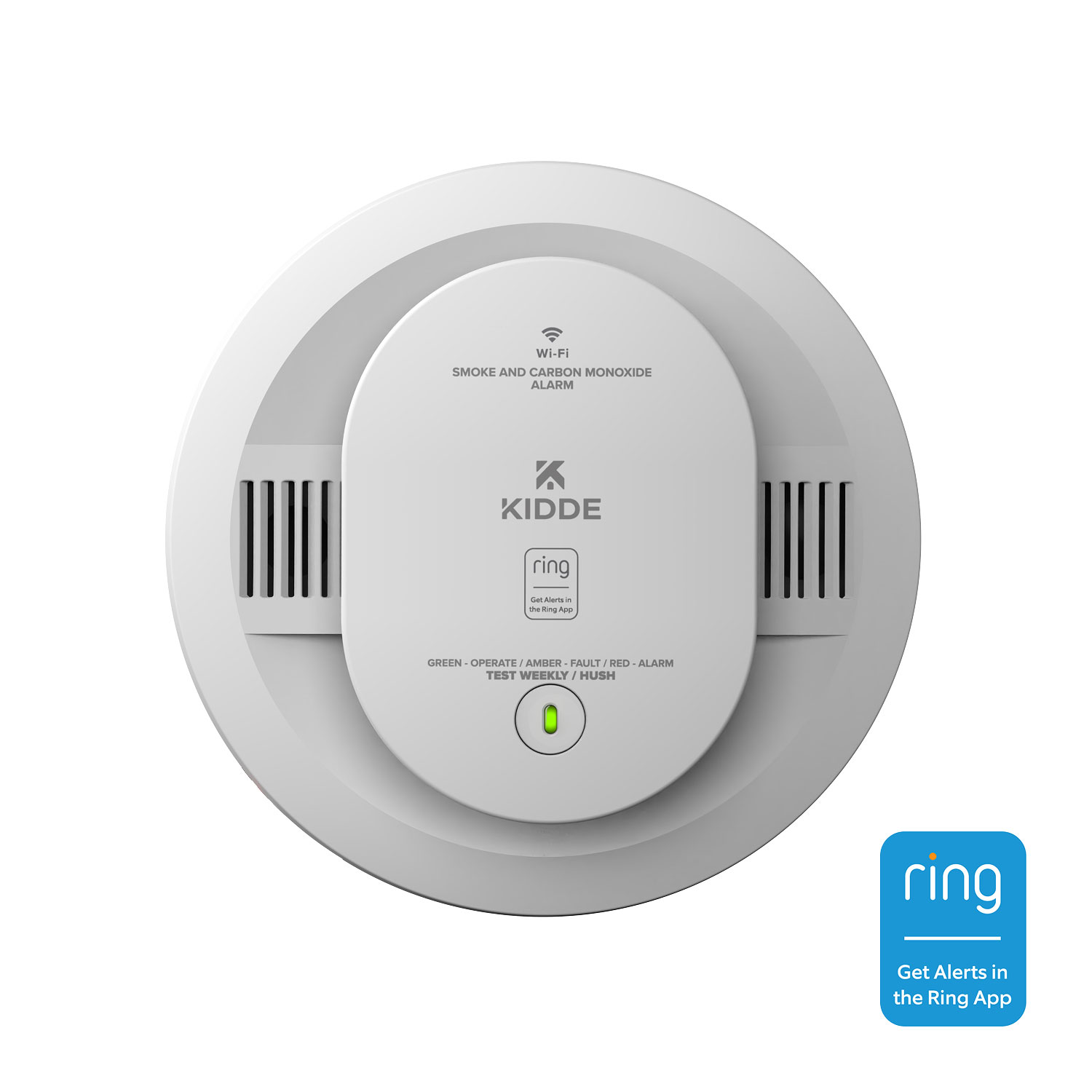 KIDDE Battery Smart Smoke & Carbon Monoxide Alarm  - White