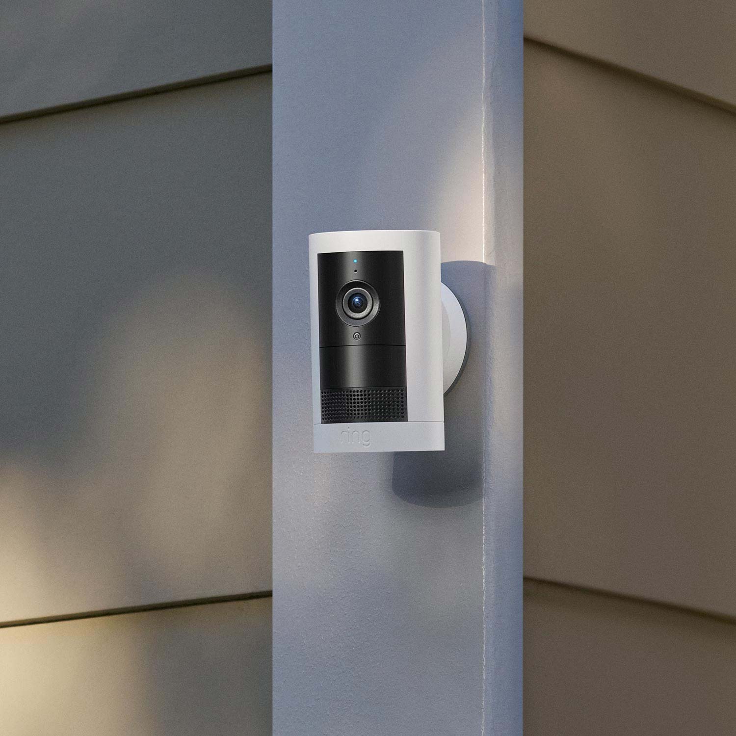 Front and Backyard Basic Kit (Outdoor Cam Plus Battery + Spotlight Cam Plus Battery) - Video of Ring Outdoor Cam Plus highlighting 2K clarity, wide field of view, real-time monitoring and notifications.